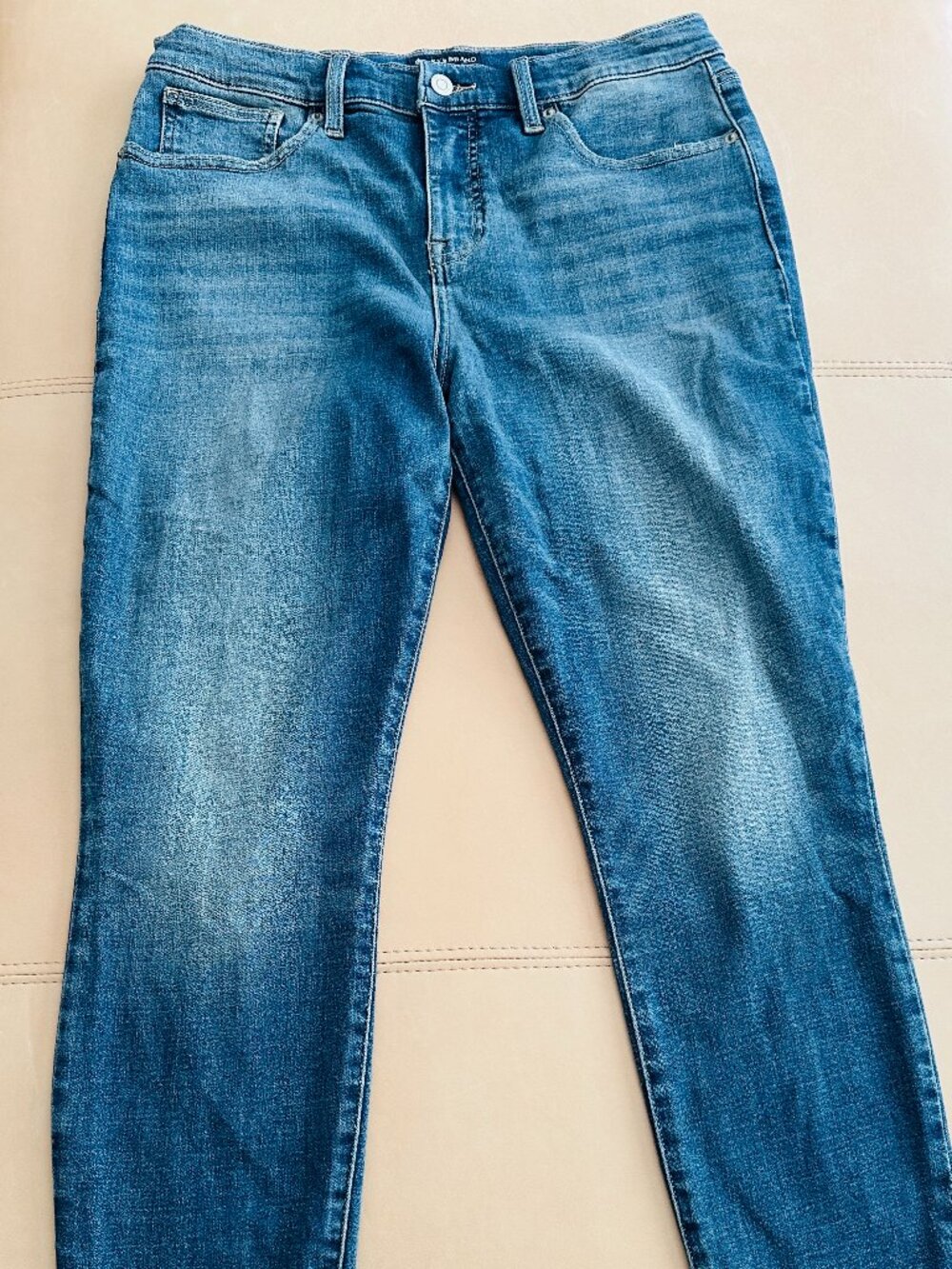 Lucky Ava Mid-Rise Skinny Ankle Jeans Medium Wash Distressed, Size 14/32 NWOT